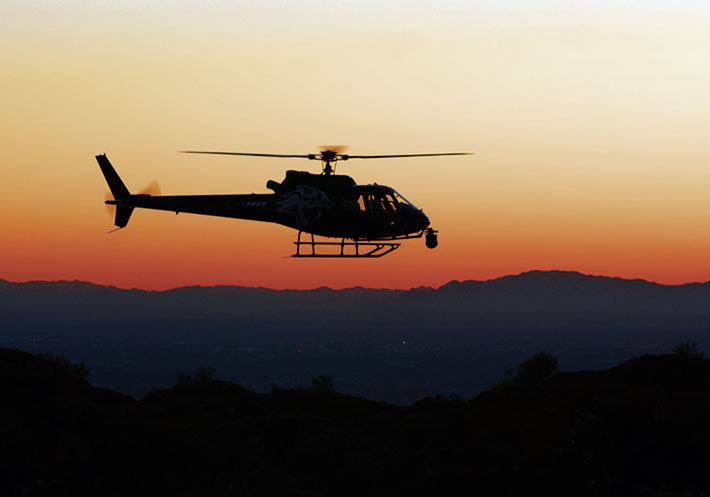 sunset helicopter tour