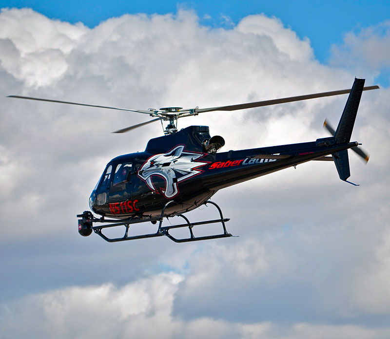 helicopter in flight